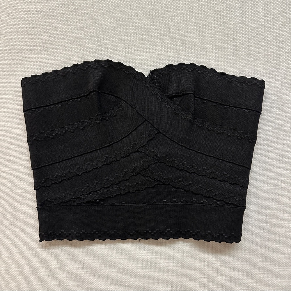 Pleasure Doing Business Black Bustier